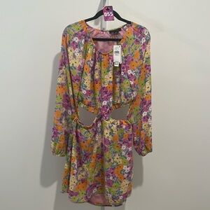 SANCTUARY CUT-OUT MINI DRESS NWT $129
